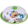 Блюдо д/блинов с крышкой 23,8х23,8х9,7см 2пр Летний букет дол LR (30801)