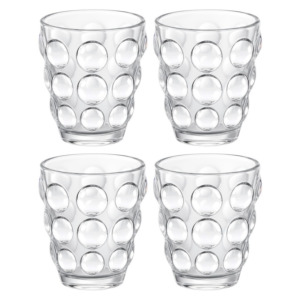 Набор стаканов "bubbles" 4 шт./280 мл Lefard (355-424)