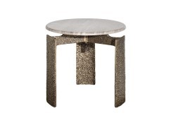 Стол журнальный мраморный d60*63см (TT-00014987)