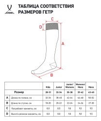 Гетры футбольные JOGEL NATIONAL PerFormDRY Home Socks, красный (2113654)