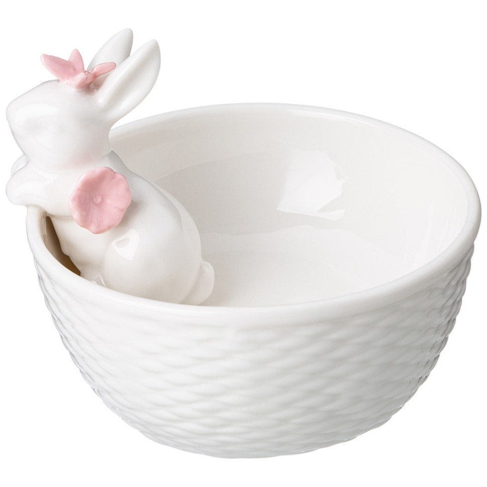 Подставка декоративная для мелочей "зайчик" 13х13х10,7 см Lefard (146-2010)