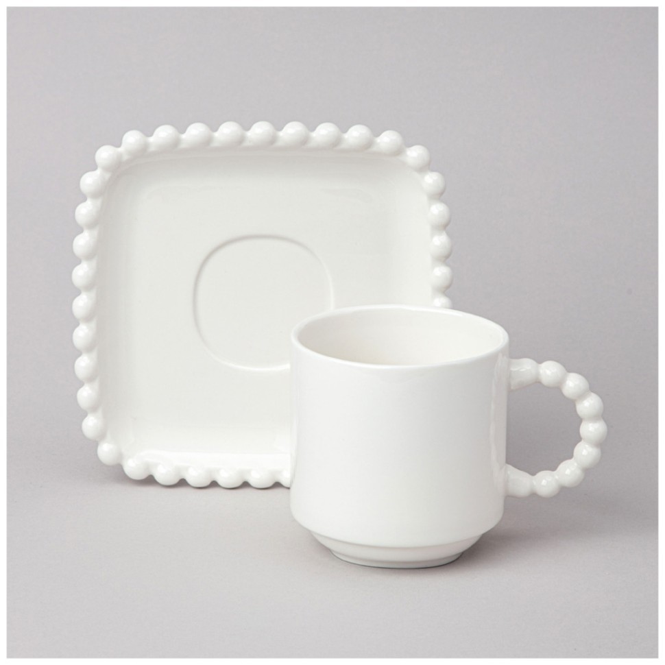 Чайная пара lefard "pearl" 7,5*10,5*8 см 220 мл Lefard (761-114)