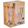 Набор бокалов для шампанского из 6 шт. "elisabeth" 200 мл. высота=25 см. (кор=8набор.) Bohemia Crystal (674-591)
