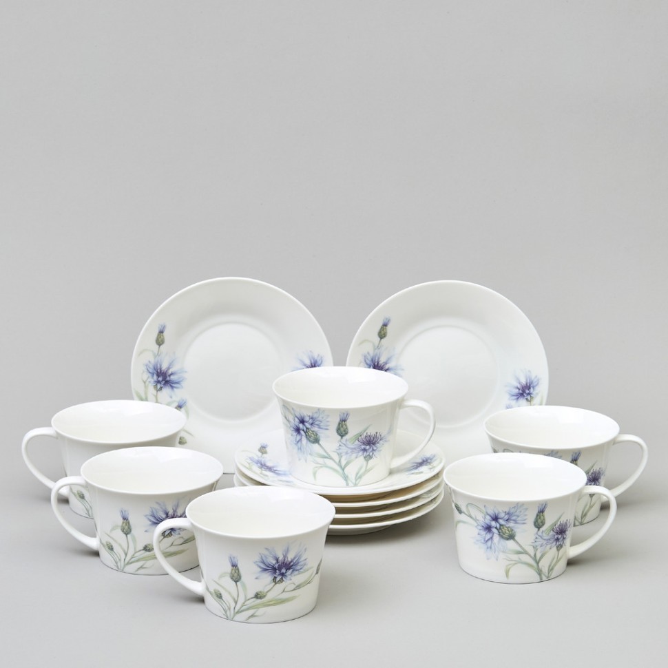 Чайный набор lefard "васильки" на 6 пер. 12 пр. 250 мл Lefard (760-840)