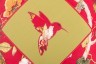 Подушка декоративная 45*45 см, "парадиз" х/б 100% с вышивкой,красный Оптпромторг Ооо (850-823-6) 