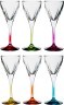 Набор бокалов для вина из 6шт."фьюжн колорс" 210 мл.высота=19 см. RCR (305-126)