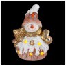 Фигурка декоративная "снеговик с конфетой" с подсветкой 16*22 см Lefard (169-202)