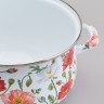 Кастрюля agness эмалированная с эмал.крышкой серия "маки", 3.6 л, 22*13 см Agness (934-743)