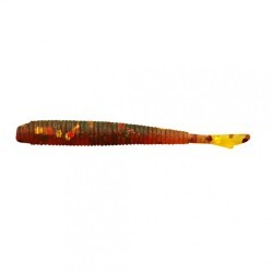 Слаг Yaman PRO Stick Fry, р.1,8 inch, цвет #09 - Motor Oil (уп. 10 шт.) YP-SF18-09 (88028)