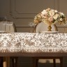 Скатерть "rich garden" 140х300см ,белый ,100% хлопок ,твил с пропиткой Lefard (850-754-22)