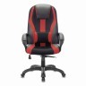 Кресло компьютерное Brabix Premium Rapid GM-102 до 180 кг экокожа/ткань черно-красное 532107 (1) (84666)