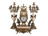 Набор:часы+2 подсвечника  циферблата=10 см. Olympus Brass (292-024) 