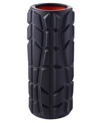 Ролик массажный FA-509 высокая жесткость, 33x13,5 cм, черный/оранжевый (1041694)