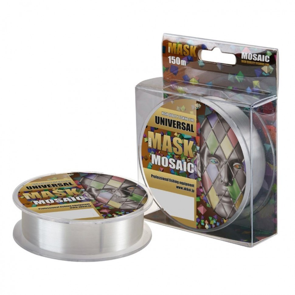 Леска Akkoi Mask Universal 0,471мм 150м прозрачная MUN150/0.471 (75930)
