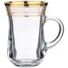 Набор кружек из 3 шт."gold provence" золото 175 мл Turkiye Sise (484-648)