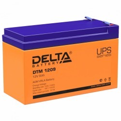 Аккумуляторная батарея для ИБП 12 В 9 Ач 151х65х94 мм DELTA DTM 1209 354898 (1) (93388)